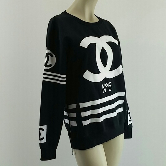 Sweaters | Chanel Dupe Double C Black 